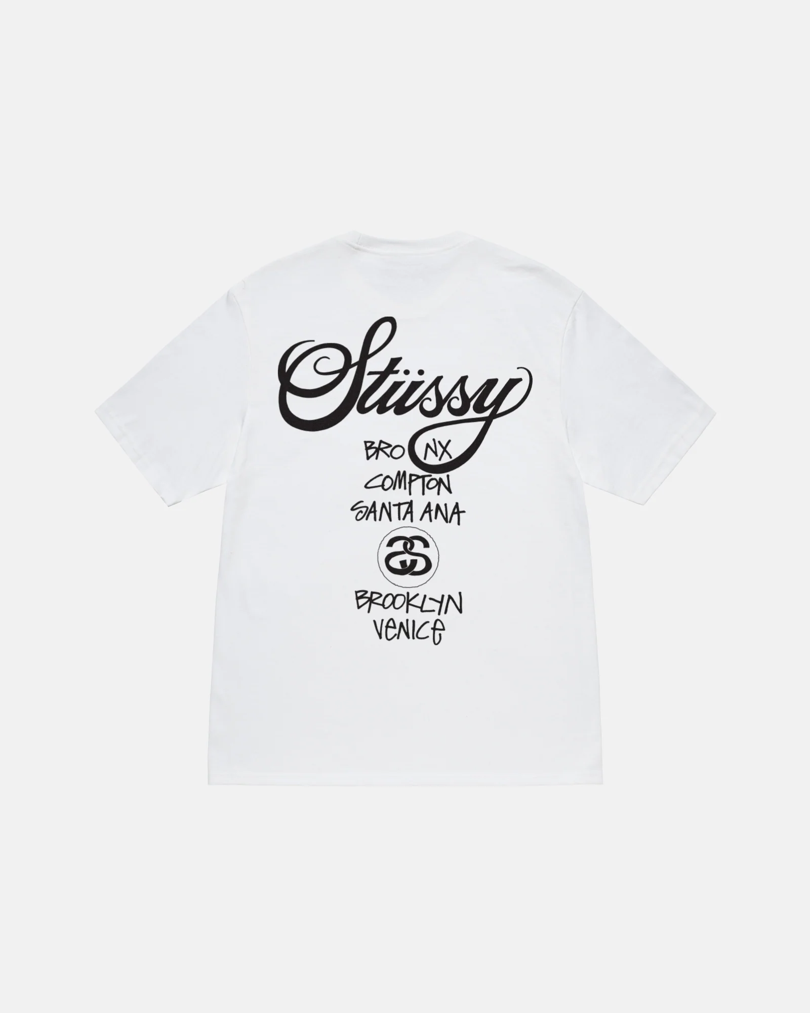 WORLD TOUR TEE BLACK - Stussy Store Official