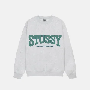 STUSSY-BURLY-THREADS-CREW-GREY-FRONT