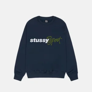 stussy-sport-script-crew-navy-front