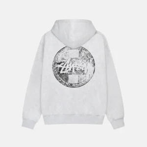 Stussy Dot Stamp Hoodie Grey