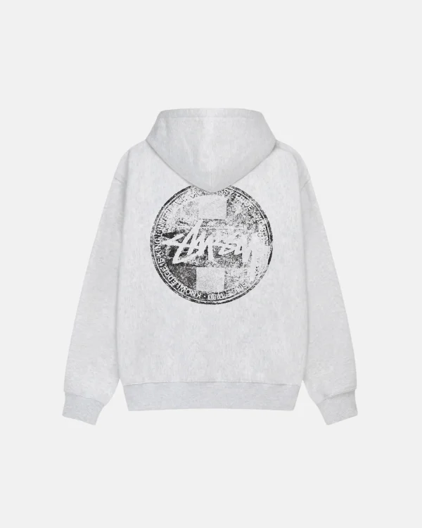 Stussy Dot Stamp Hoodie Grey