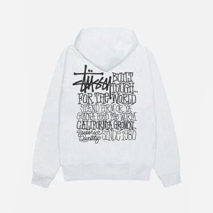 STUSSY CALIFORNIA GROWN HOODIE WHITE