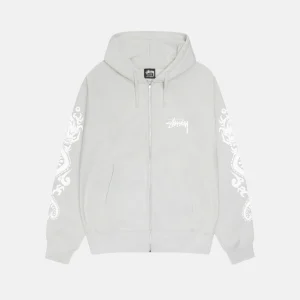 STUSSY DRAGONS ZIP HOODIE