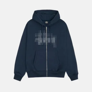 Stussy refracted zip hoodie