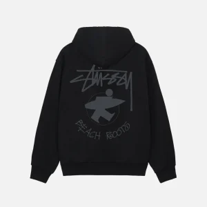 BEACH ROOTS ZIP HOODIE