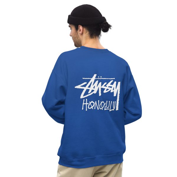 STUSSY HONOLULU SWEATSHIRT BLUE