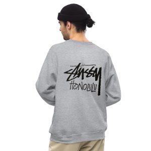 STUSSY HONOLULU SWEATSHIRT GREY